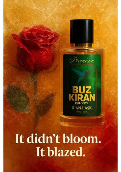 Premium Kiraz , Amber ve Sandal Ağacı Kolonyası - ilan-ı Aşk