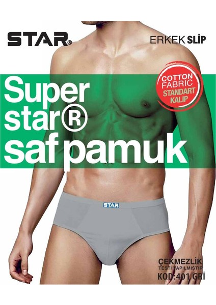 3 Lü Erkek Saf Pamuk Slip Külot