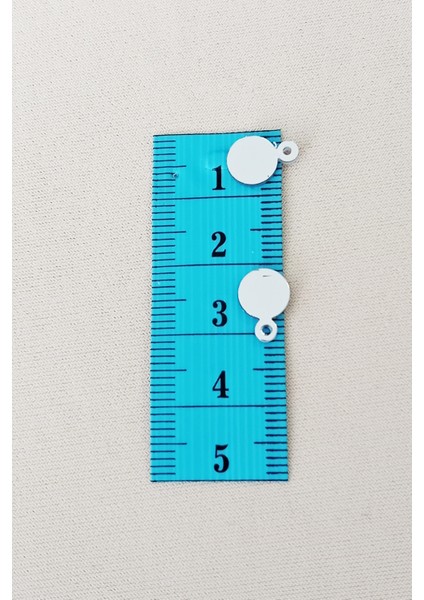 Oya Abiye Bileklik Kolye Pleksi Metalik Plastik Pul Gümüş Renk 24 Gram 225 Adet - Bnc580