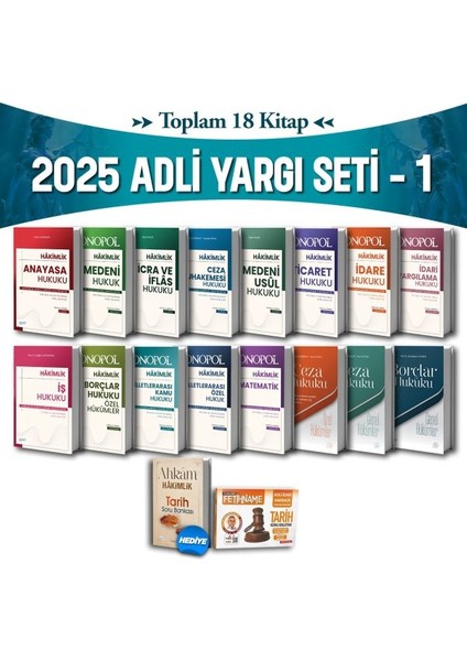 2025 Adli Yargı Hâkimlik Seti -1