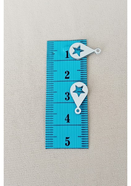 Oya Abiye Bileklik Kolye Pleksi Metalik Plastik Pul Gümüş Renk 8 Gram 65 Adet - Bnc521