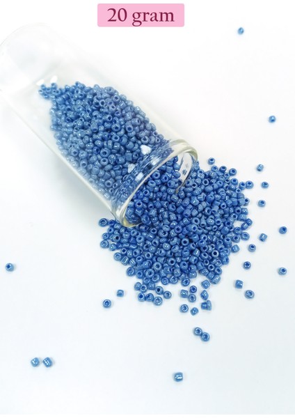 Dökme Cam Kum Boncuk (11/0) 2 mm - 4 Renk - Toplam 80 Gram - Bnc401