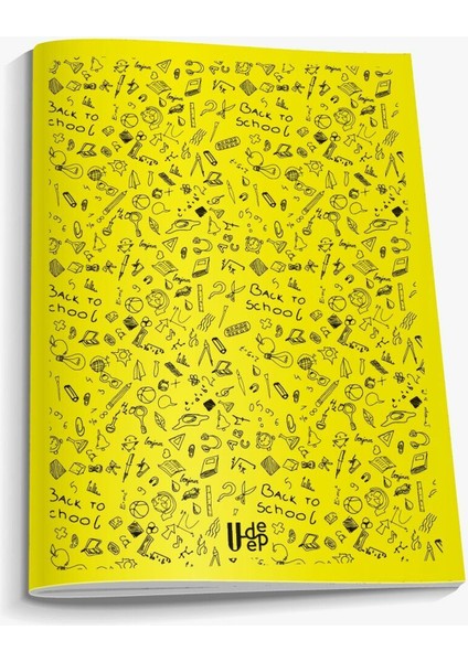U-Deep 80/4 A4 Boy Plastik Kapak Kareli Metod Defteri 12LI
