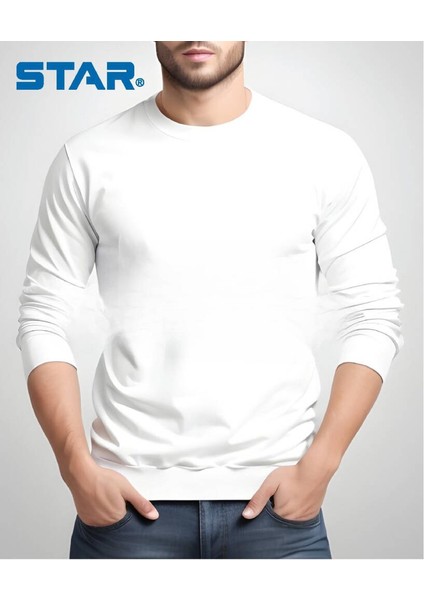 Erkek Modal Uzun Kol Sıfır Yaka T-Shirt