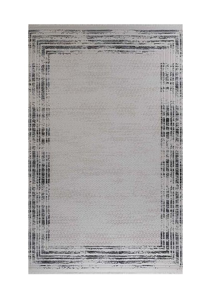 Gabardin Alessa 8004 Antrasit Serisi Triko Akrilik Salon Oturma Yatak Odası Halısı