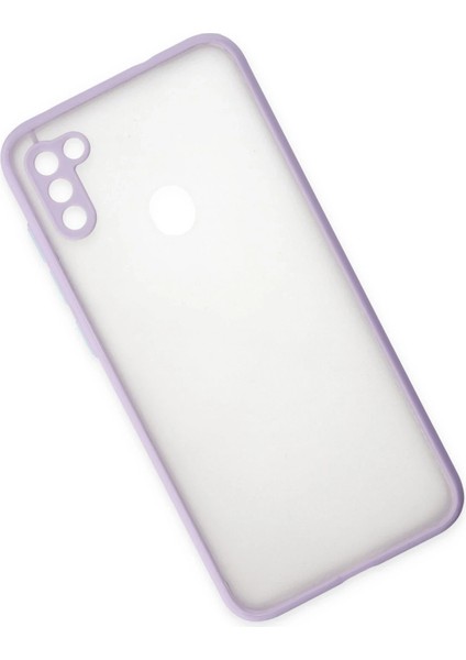 Samsung Galaxy A11 Kılıf Montreal Silikon Kapak - Mor Dpmah
