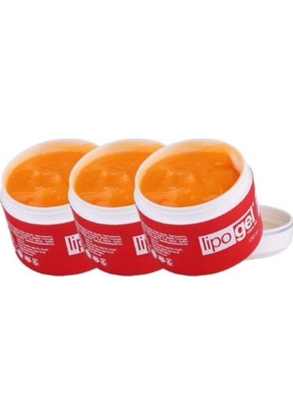 Lipo Selülit Jeli - Orijinal Lipo Gel Bölgesel Kullanım Jeli 150ML x 3 Adet