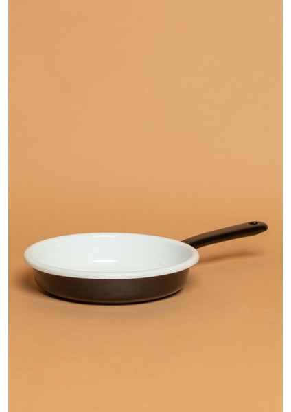 Velluto Nero Emaye Saplı Siyah Sahan | Ebutay modelleri