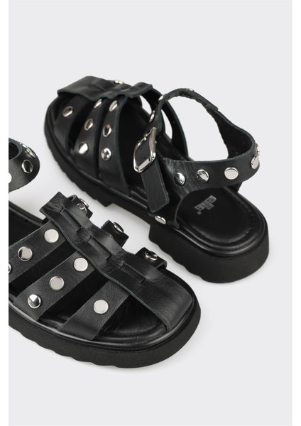 Siyah Deri Kadın Günlük Ayakkabı indirimleri