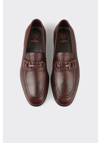 Kahve Deri Erkek Klasik Ayakkabı fırsatları