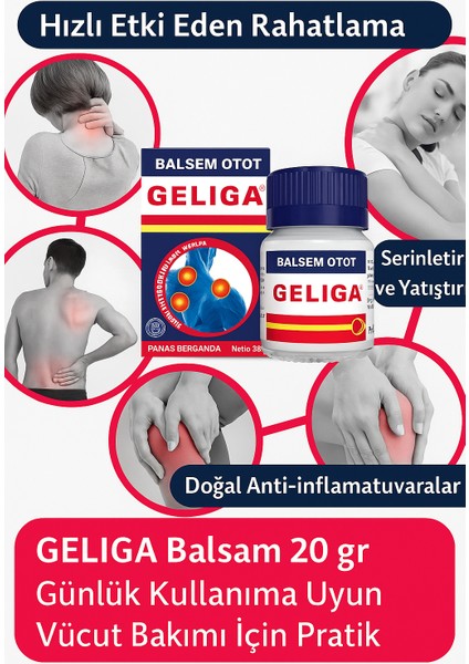 Balsem Otot 20G – Kas Ve, Bel, Diz, Rahatlığı Karşı Bitkisel Merhem Hızlı Etkili Krem fırsatları