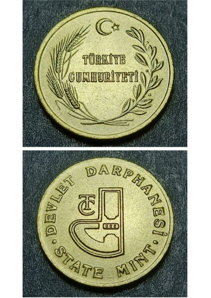 39963683A414281191 Darphane Tedavül Setinden Tarihsiz Darphane Jetonu