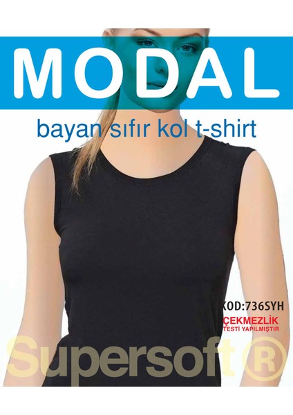 3 Lü Kadın Sıfır Kol Sıfır Yaka T-Shirt