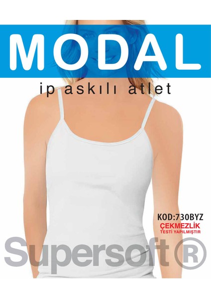 3 Lü Kadın Modal Ip Askılı Atlet