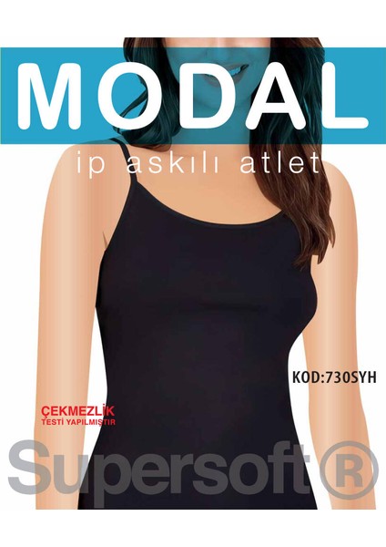 3 Lü Kadın Modal Ip Askılı Atlet fiyatları
