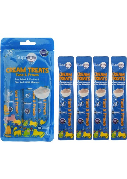 Sıvı Kedi Ödül Maması Ton Balıklı & Karidesli 4X14 gr fiyatları