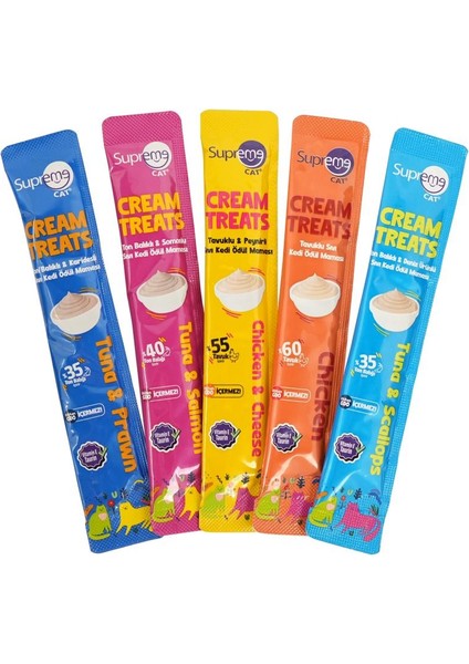 Sıvı Kedi Ödül Maması Tavuklu & Peynirli 4X14 gr modelleri