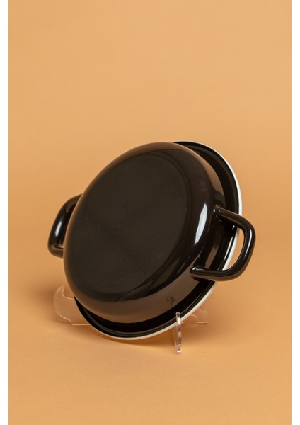 Velluto Nero Emaye Kulplu Siyah Sahan | Ebutay fiyatları