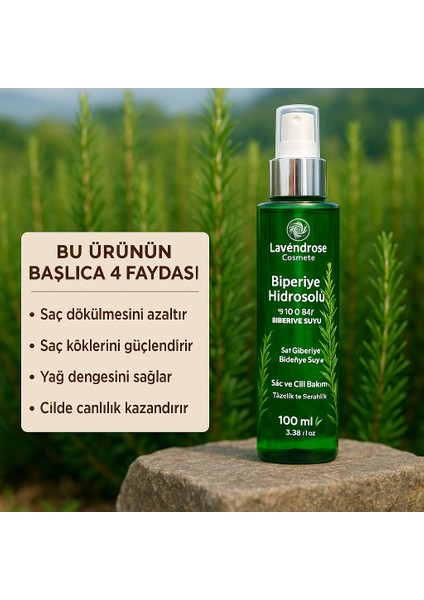 Biberiye Suyu Saç Toniği 100 ml indirimleri