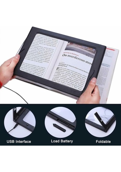 LED Işıklı Kitap Okuma Büyüteç