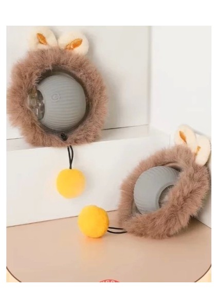 Tüylü Şarjlı Kedi Oyuncağı