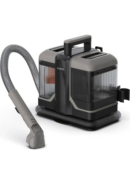 Auhma Koltuk Ve Halı Yıkama Makinesi 2 Başlıklı Leke Çıkarıcı 450 Watt Siyah