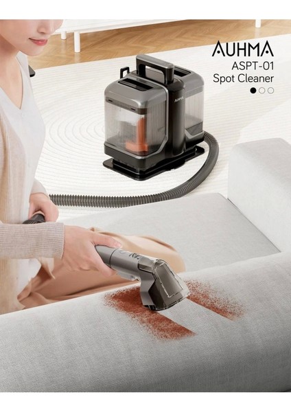 Auhma Koltuk Ve Halı Yıkama Makinesi 2 Başlıklı Leke Çıkarıcı 450 Watt Siyah fiyatları