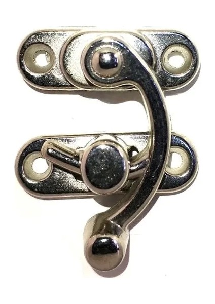 Yay Gözü, Ahşap Kutu Klipsi - Küçük 28X33 Mm, Nikel 1 Adet
