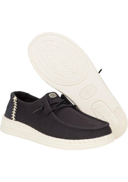 43681 Wendy Espadrille Woven Siyah Kadın Ayakkabı indirimleri
