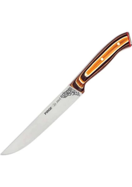 32050 Elite Mutfak, Ekmek Bıçağı 15,5 cm - Kahverengi Perçinli Kompozit Sap