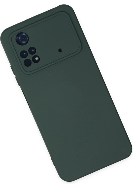 Xiaomi Poco M4 Pro 4g Kılıf Nano Içi Kadife Silikon - Koyu Yeşil Dpmah fiyatları