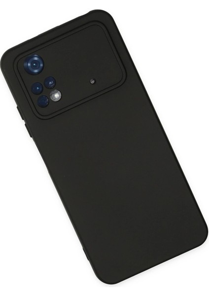 Xiaomi Poco M4 Pro 4g Kılıf Nano Içi Kadife Silikon - Siyah Dpmah