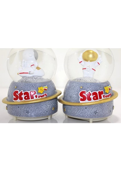 Kar Küresi Işıklı Müzikli Küre 13 cm ALK286