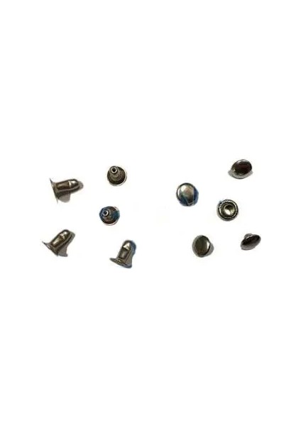 Rivet Perçin - 6mm, Nikel, 1000 Adet