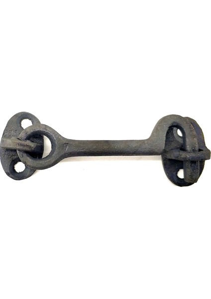 Antika Tarz Dekoratif Pirinç Çengeli - 8,5cm, Oksit