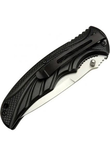 Handsome 451 Gri Kamp Çakı 21CM - Yarı Otomatik, Kemerlikli