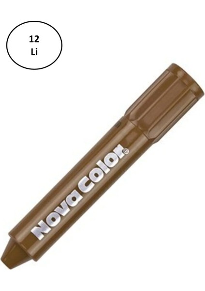 Nova Color NC-205 Kahverengiyüz Boyası 12'li