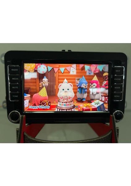 Volkswagen Golf 6 Navgiasyon Android Multimedya Carplay Double Bt