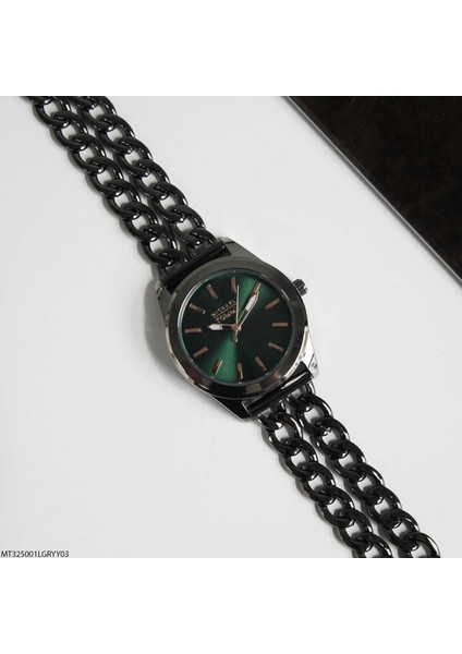 MT325001LGRYY03 Çelik Kordonlu Kadın Kol Saati