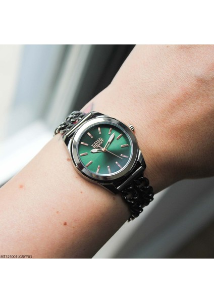 MT325001LGRYY03 Çelik Kordonlu Kadın Kol Saati modelleri