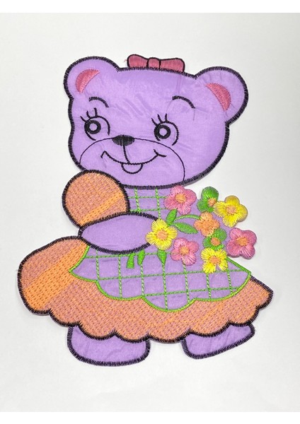 Bebek Battaniye Aplikesi / Bebek ve Çocuk Aplikesi / Büyük Boy Çiçekli