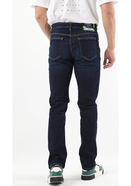 Erkek Regular Fit Jean Pantolon Lacivert