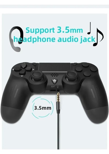 Ps4 Kol Wireless Bt Kablosuz Oyun Kolu Ps4 Joystick Tablet Telefon Pc Uyumlu Titreşimli Oyun Kolu