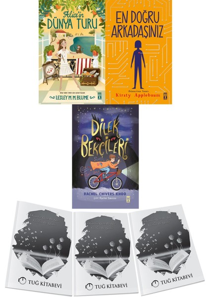 Alicein Dünya Turu-En Doğru Arkadaşınız-Dilek Bekçileri 3lü Set + Hediyeli