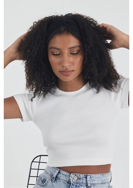 Kadın Pamuklu Penye, Kaymaz, Yumuşak, Esnek, Stilinle Öndesin Saç Bandı Bandana indirimleri