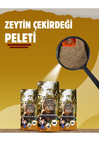 100 Litre Topaklanan Zeytin Çekirdeği Peleti Kumu