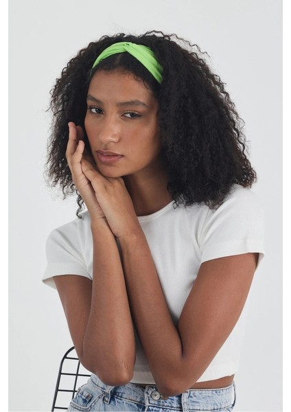 Kadın Pamuklu Penye, Kaymaz, Yumuşak, Esnek, Stilinle Öndesin Saç Bandı Bandana fiyatları