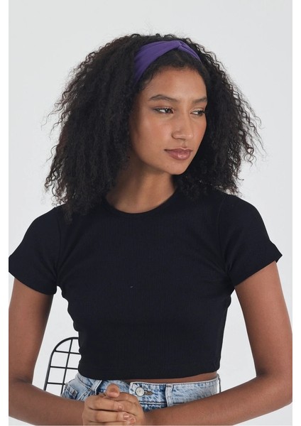 Kadın Pamuklu Penye, Kaymaz, Yumuşak, Esnek, Stilinle Öndesin Saç Bandı Bandana modelleri