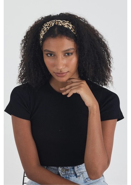 Kadın Pamuklu Penye, Kaymaz, Yumuşak, Esnek, Stilinle Öndesin Saç Bandı Bandana