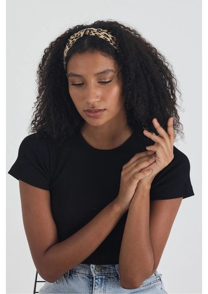 Kadın Pamuklu Penye, Kaymaz, Yumuşak, Esnek, Stilinle Öndesin Saç Bandı Bandana fırsatları